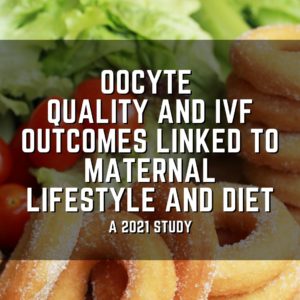 Oocyte quality and IVF outcomes linked to maternal lifestyle and diet