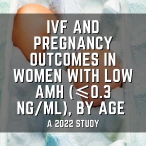 IVF and pregnancy outcomes in women with low AMH (โค0.3 ng/ml), by age