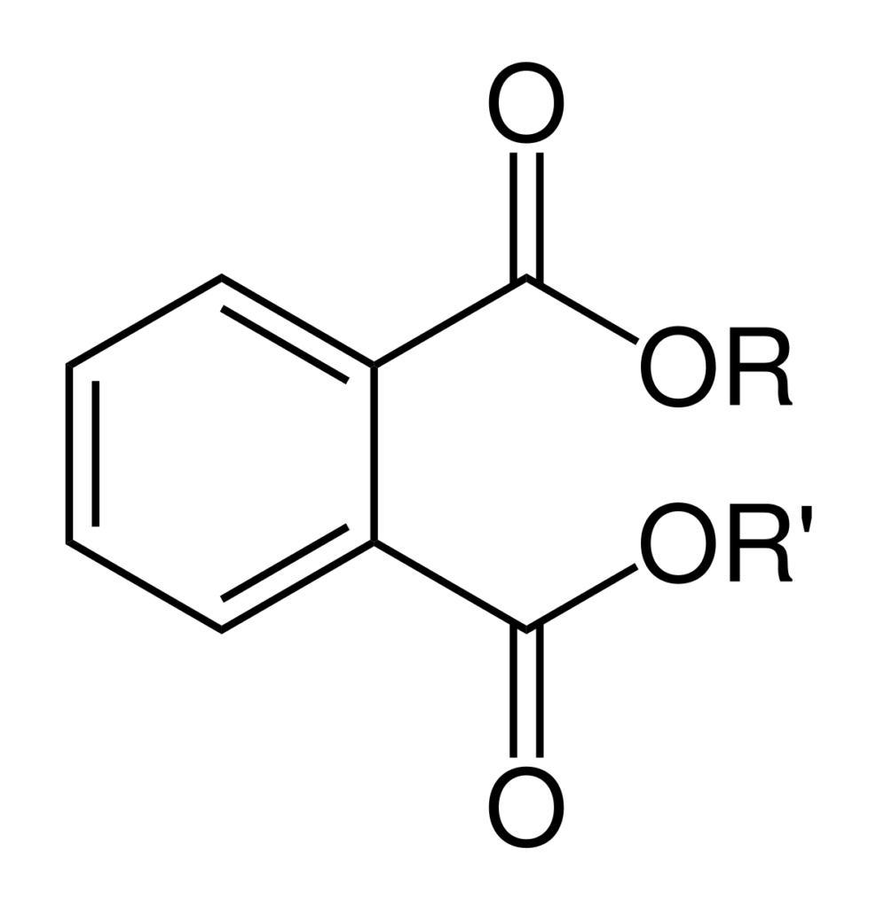 General structure of a phthalate