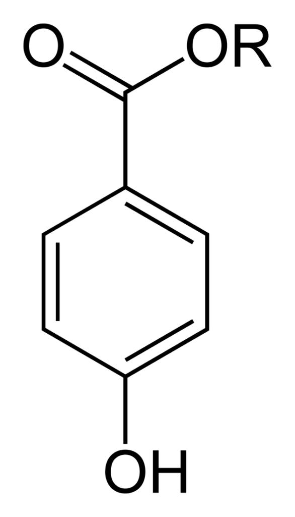 General structure of a paraben