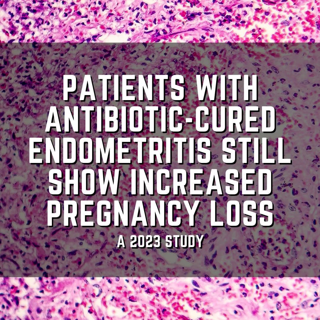 Patients with antibiotic-cured endometritis still show increased pregnancy loss