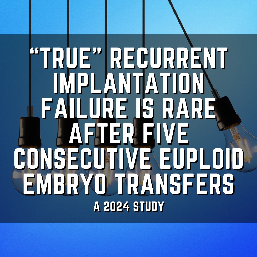 “True” recurrent implantation failure is rare after five consecutive euploid embryo transfers