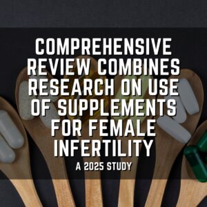 Comprehensive review combines research on use of supplements for female infertility