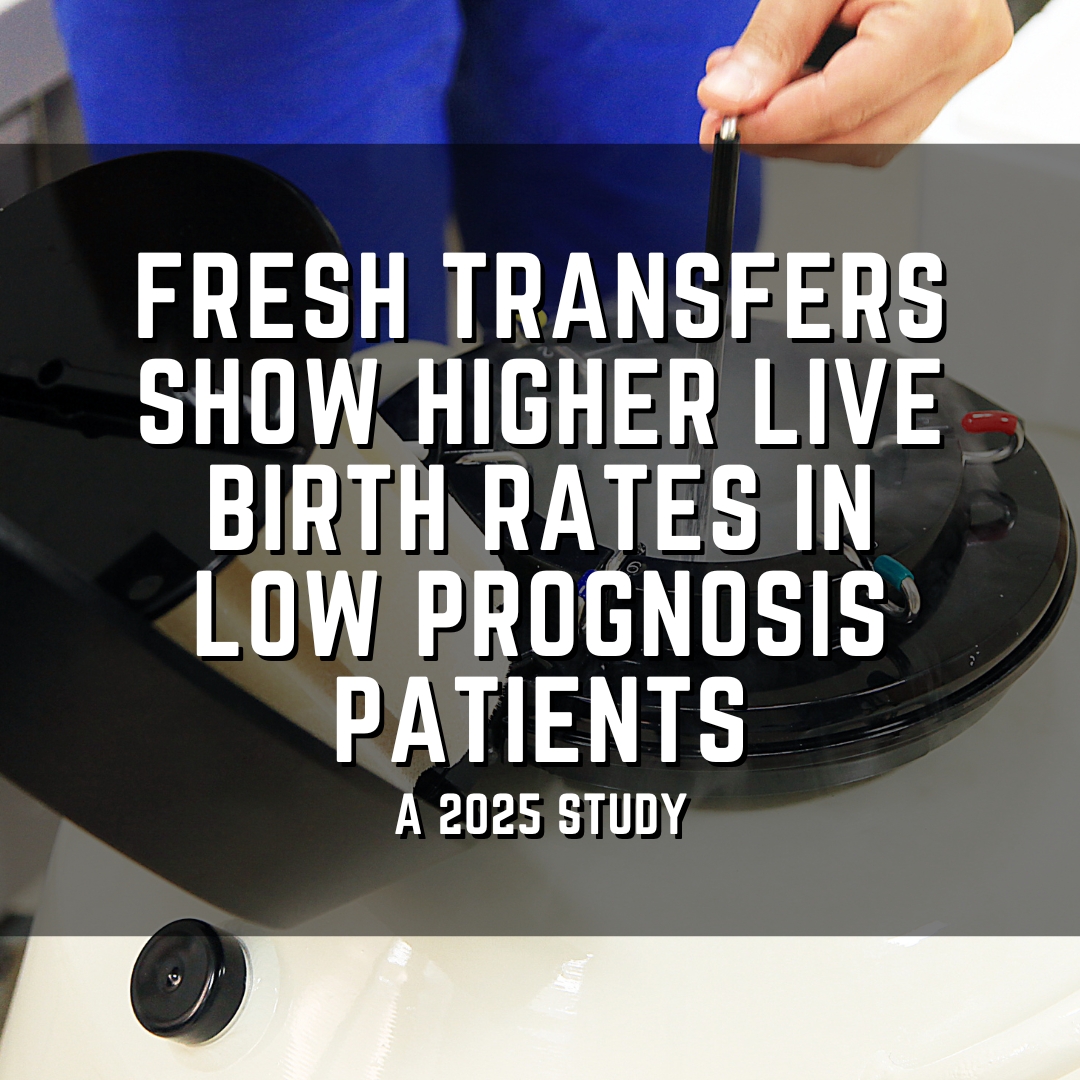 Fresh transfers show higher live birth rates in low prognosis patients