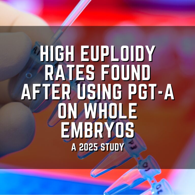 High euploidy rates found after using PGT-A on whole embryos