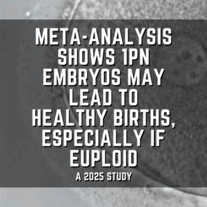 Meta-analysis shows 1PN embryos may lead to healthy births, especially if euploid