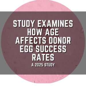 Study examines how age may affect donor egg success rates