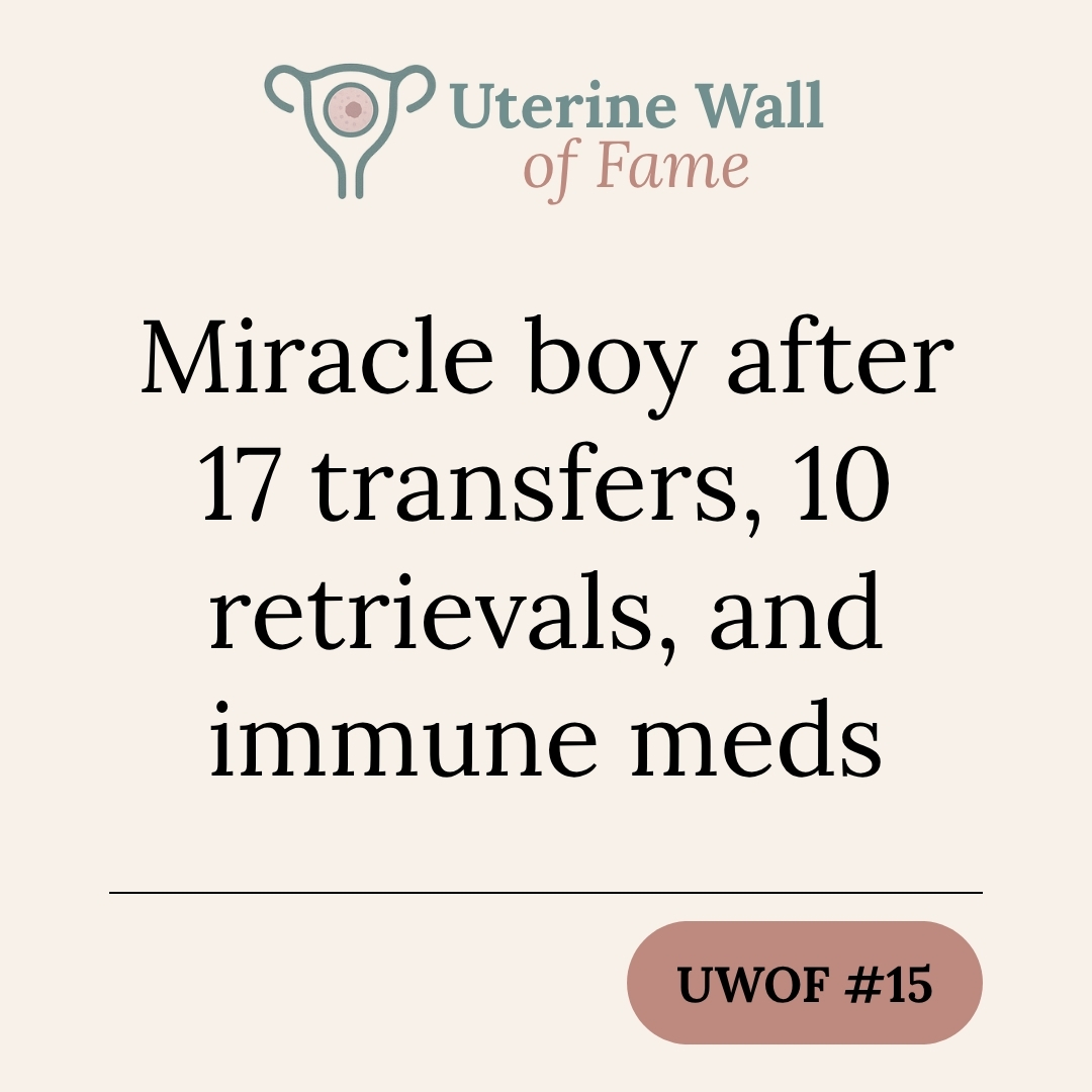 Miracle boy after 17 transfers, 10 retrievals, and immune meds