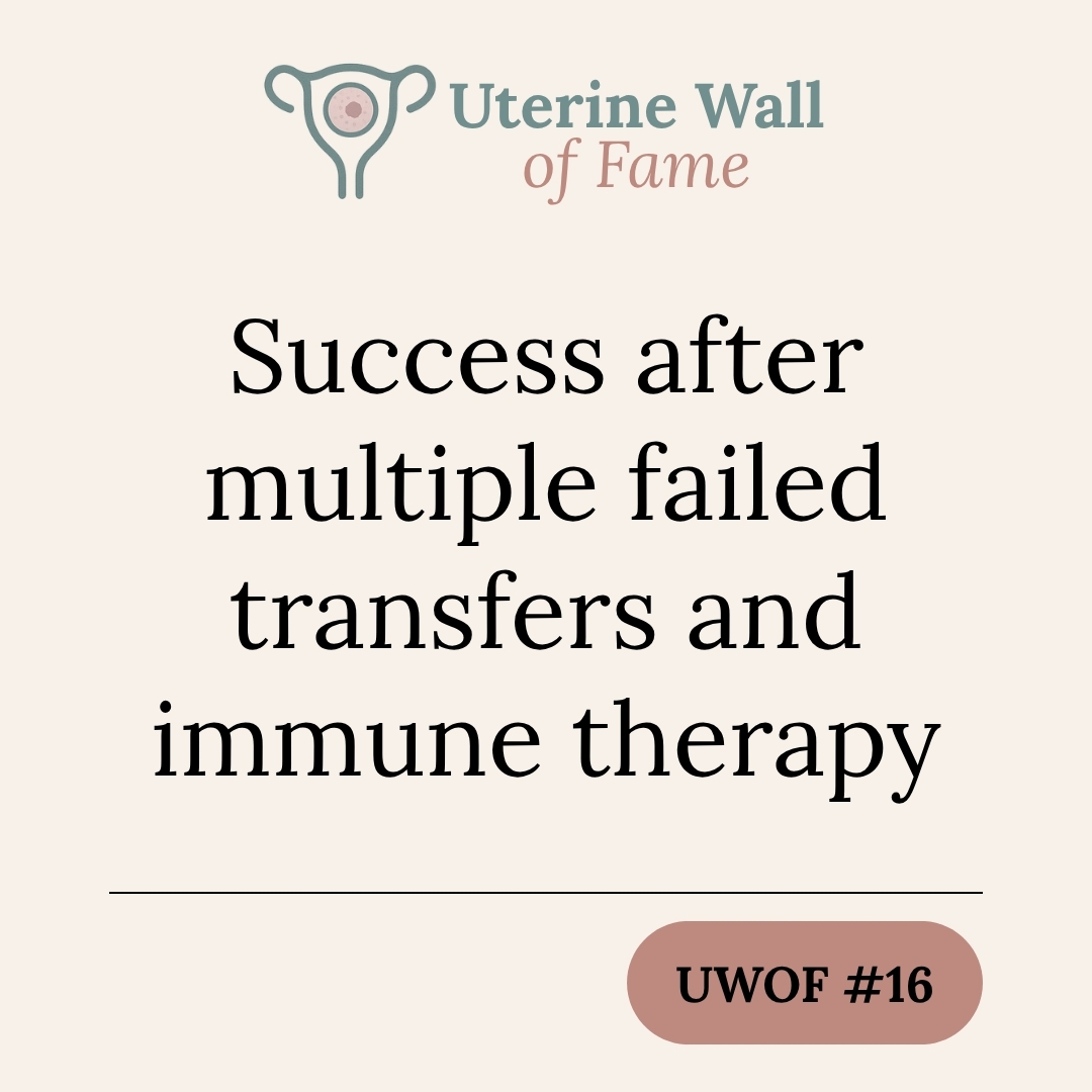 Success after multiple failed transfers and immune therapy