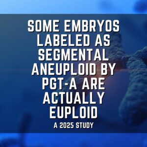 Some embryos labeled as segmental aneuploid by PGT-A are actually euploid