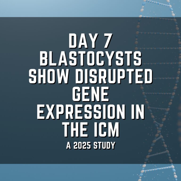 Day 7 blastocysts show disrupted gene expression in the ICM