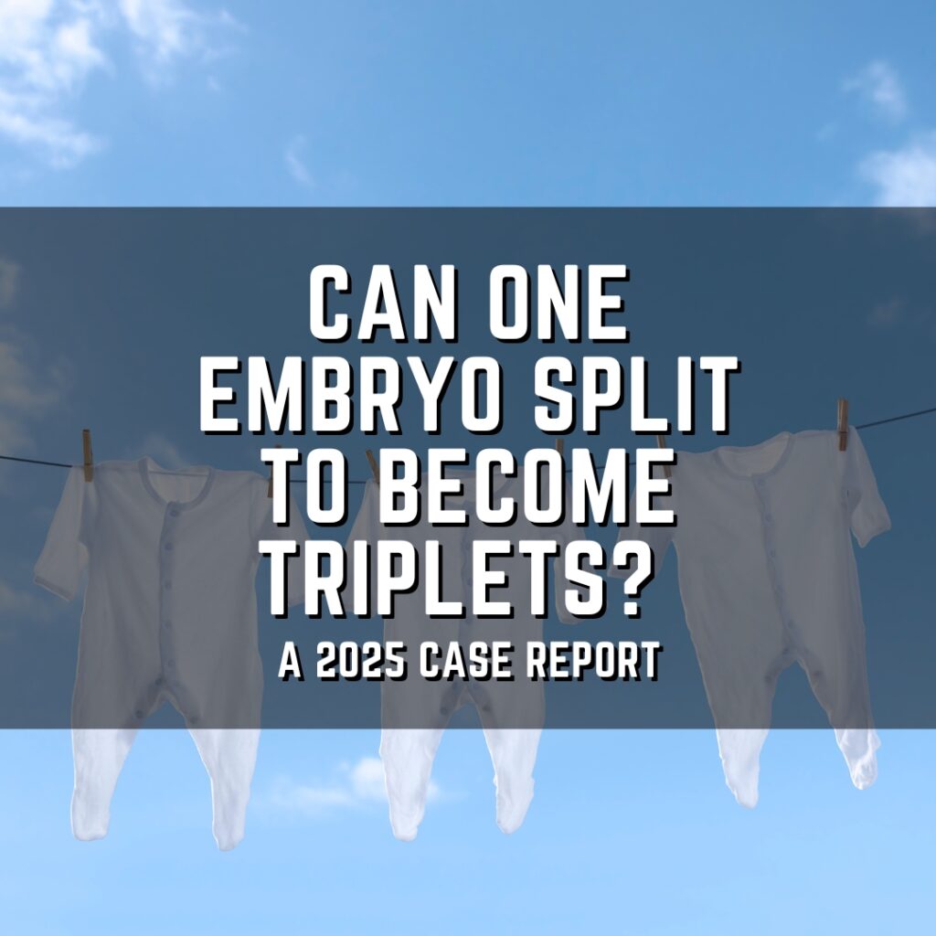 Can one embryo split to become triplets?