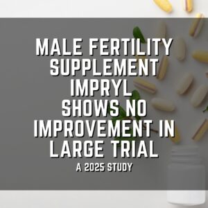 Male fertility supplement Impryl shows no improvement in large trial
