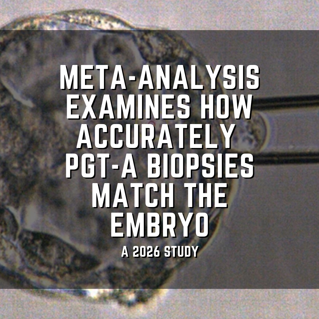 Meta-analysis looks at how accurately PGT-A biopsies match the embryo